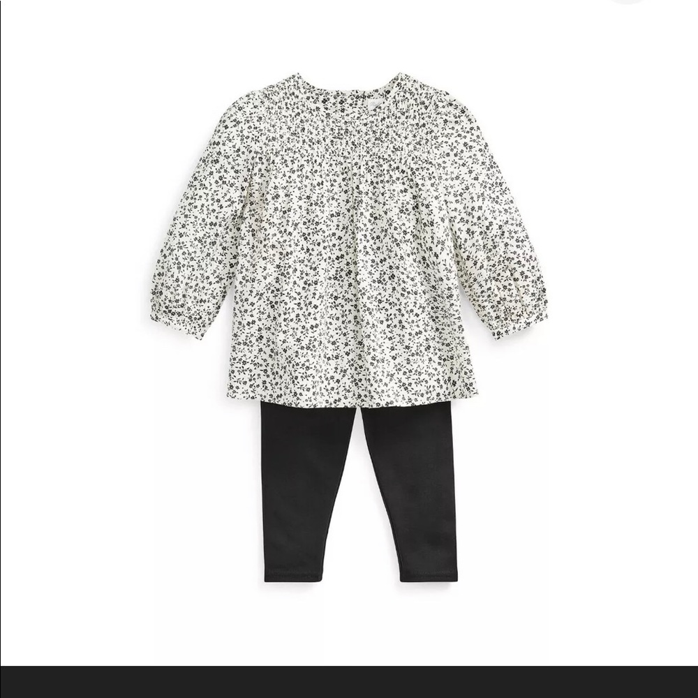 Ralph Lauren Baby Girls Floral Top & Legging Set